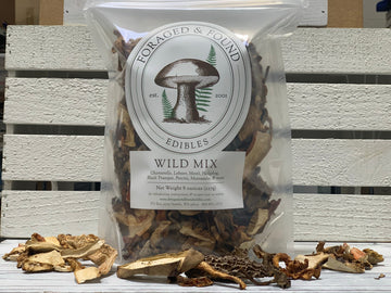 Foraged and Found Dried Organic Mushroom Mix